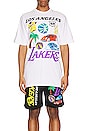view 3 of 4 Lakers T-shirt in White