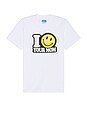 view 1 of 3 Smiley Your Mom T-Shirt in White