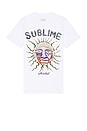 view 1 of 3 Sublime Freedom Sun T-shirt in White