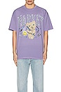 view 3 of 3 Smiley Soft Core Bear T-shirt in Orchid