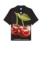 view 1 of 5 Smiley Cherries Button Up Shirt in Black