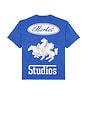 view 1 of 4 Stallion Tee in Dazzling Blue