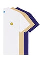 view 1 of 6 Smiley Badge Tee 3 Pack in White, Future Desk, & Oat Milk