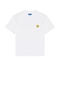 view 2 of 6 Smiley Badge Tee 3 Pack in White, Future Desk, & Oat Milk