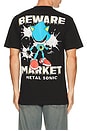 view 1 of 4 x Sonic Metal Sonic T-Shirt in Black