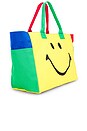 view 3 of 6 Smiley Colorblock Tote Bag in Multi