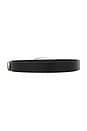 view 2 of 3 CEINTURE VINTAGE CARVED PLATE BUCKLE in Black