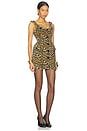 view 2 of 3 Bodice Dress in Leopard