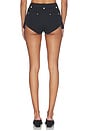 view 4 of 6 Cargo Fringe Micro Short in Black