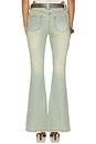 view 4 of 6 Studded Flared Jeans in Blue