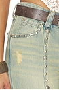 view 6 of 6 Studded Flared Jeans in Blue
