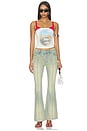 view 4 of 4 Loveride Retro Print Tube Top in White