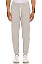 view 1 of 4 Tricolor Fox Patch Classic Jog Pant in Grey Melange