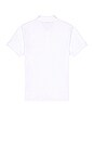 view 2 of 3 Navy Fox Patch Classic Polo in White