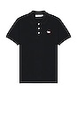 view 1 of 4 Tricolor Fox Patch Polo in Black