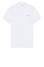 view 1 of 4 Tricolor Fox Patch Polo in White