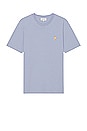 view 1 of 4 Chillax Fox Patch Regular T-shirt in Beat Blue