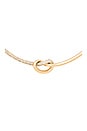 view 2 of 2 Knot Statement Necklace in Gold