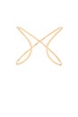 view 3 of 3 Pave X Cuff in Gold