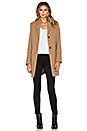 view 1 of 5 MANTEAU EN LAINE MACHETI in Camel