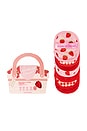 view 1 of 6 7-day Makeup Eraser Set in Strawberry Fields