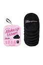 view 1 of 10 7-day Makeup Eraser Set in Black
