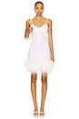 view 1 of 3 x REVOLVE Mini Dress With Feathers in White