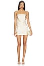 view 1 of 4 Strapless Mini Dress in Champagne