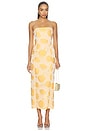 view 1 of 4 VESTIDO MIDI in Yellow