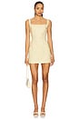 view 1 of 4 Mini Dress With Bows in Yellow