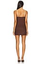 view 3 of 3 Mini Dress With Bra Top in Brown