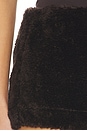 view 6 of 6 Faux Fur Mini Skort in Brown
