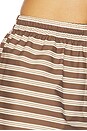 view 6 of 6 SHORT in Brown Stripes
