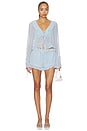 view 5 of 6 Ruffle Short in Baby Blue