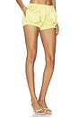 view 2 of 6 Satin Hot Short in Yellow