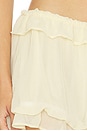 view 6 of 6 Ruffle Mini Short in Yellow