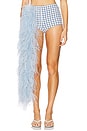 view 1 of 6 Shorts With Feathers in Blue Vichy