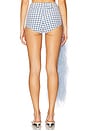 view 4 of 6 Shorts With Feathers in Blue Vichy