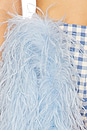 view 6 of 6 Shorts With Feathers in Blue Vichy