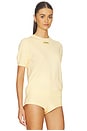 view 2 of 5 JERSEY MANGA CORTA in Pale Yellow