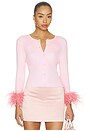 view 1 of 4 GILET CARDIGAN in Pink