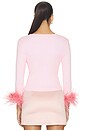 view 3 of 4 GILET CARDIGAN in Pink