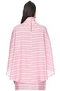 view 3 of 4 Cape in Stripes Pink
