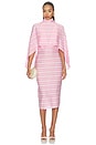 view 4 of 4 Cape in Stripes Pink