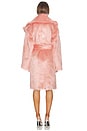 view 4 of 5 MANTEAU IMITATION FOURRURE in Pink