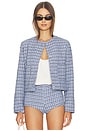 view 1 of 6 CHAQUETA TWEED in Baby Blue
