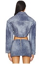 view 3 of 4 Cropped Jacket in Denim Optic