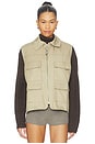 view 2 of 5 Cargo Vest in Beige