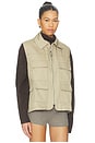 view 3 of 5 Cargo Vest in Beige