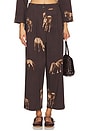 view 1 of 6 Wide Leg Pants in Brown Horses